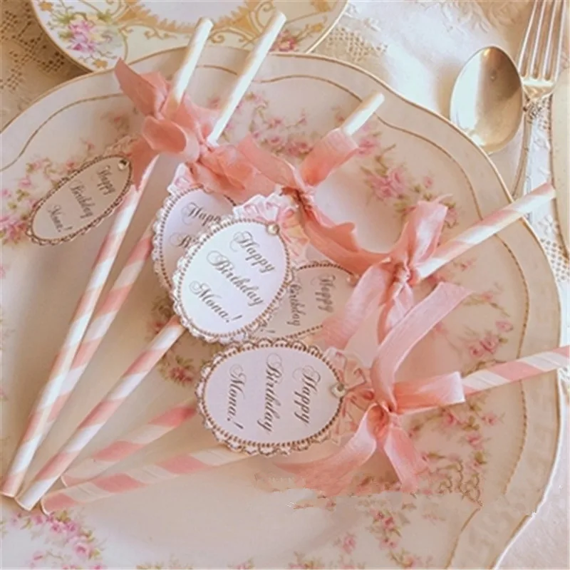 

SPNVEBH 10pcs Team Bride Straws Rose Gold DIY Craft with Letter Hen Bachelorette Wedding Decoration Bride To Be Party Supplies