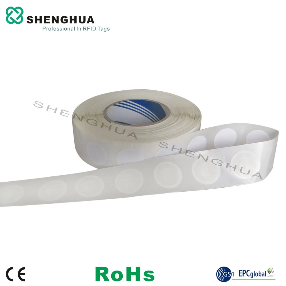 

50pcs/lot Passive RFID Clear NFC Tag Smart Programmable RFID Label Sticker FM 08 Chip For Custom Printer Customization
