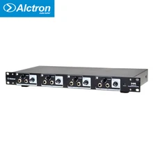 Alctron H4 Профессиональный высокой мощности 4 канальный наушников предусилитель, усилитель для наушников, распределение линий Системы