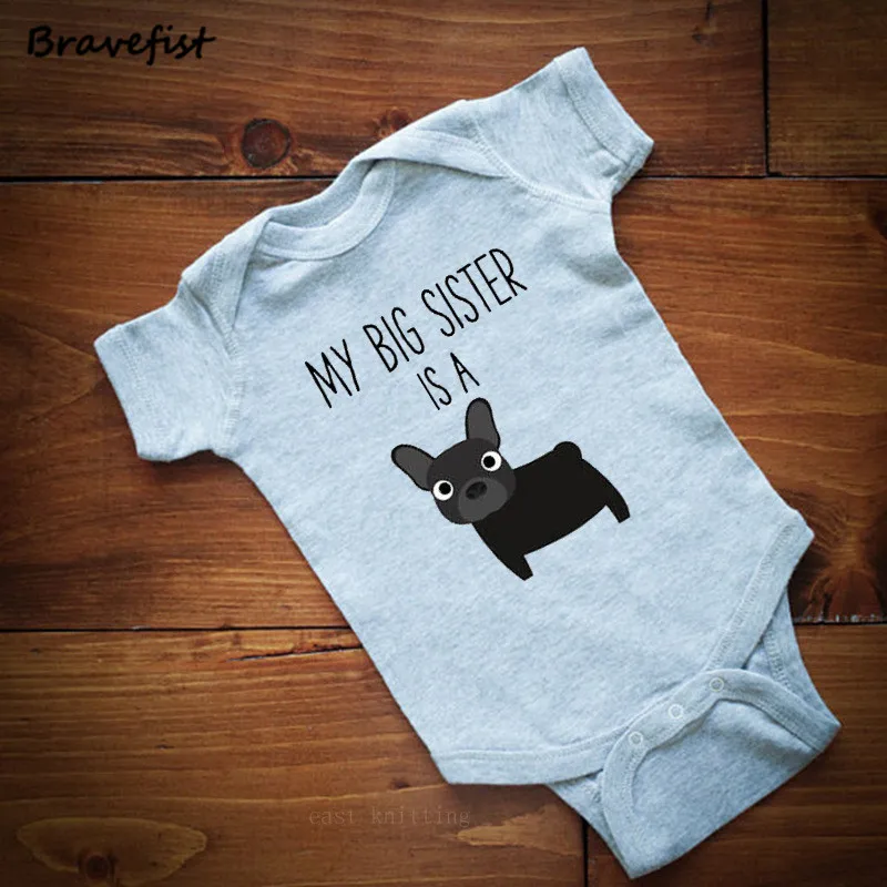 Summer Newborn Baby Girl Boy Dog Bodysuit Jumpsuit Outfits New Arrival Girls Boys Print Summer Cotton Bodysuits Sunsuits Onesie