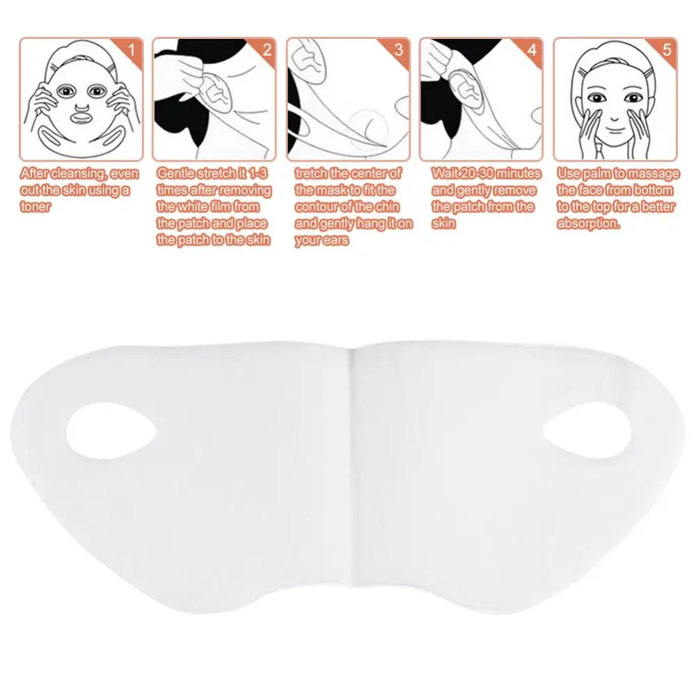 2 шт., лифтинг-маска, v-образная форма, для лица, тонкий подбородок, проверка шеи, лифтинг, отшелушивающая маска, бумага для похудения, бандажная маска, лифтинг, укрепляющая, уход за кожей
