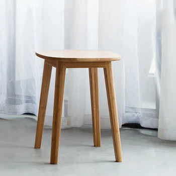 

Free shipping Round Stool Portable Dinning Chair Countryside Style Simple Design Home Furniture