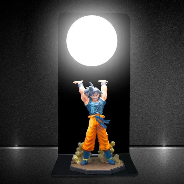 HAIXIANG Dragon Ball Son Goku Sterkte bommen Tafellamp Luminaria LED ... HAIXIANG Dragon Ball Son Goku Sterkte bommen Tafellamp Luminaria LED ...