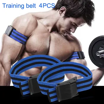 

2 Pair Occlusion Wraps Pro Resistance Bands Fitness Arm Leg Blaster Elastic Exercise Bands for Blood Flow Restriction Training