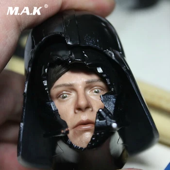 

1/6 Scale HT DX07 VIP Star Wars Luke Skywalker Head Sculpt with Darth Vader Helmet Fear Face Carved Model for 12'' Action Figure