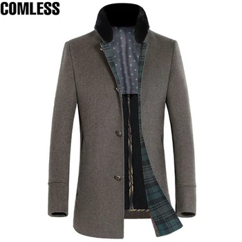 

High Grade Winter Jacket Men Casual Wool Coats Double-sided High-quality Material Men's Busniess Outerwear Windbreaker Clothing