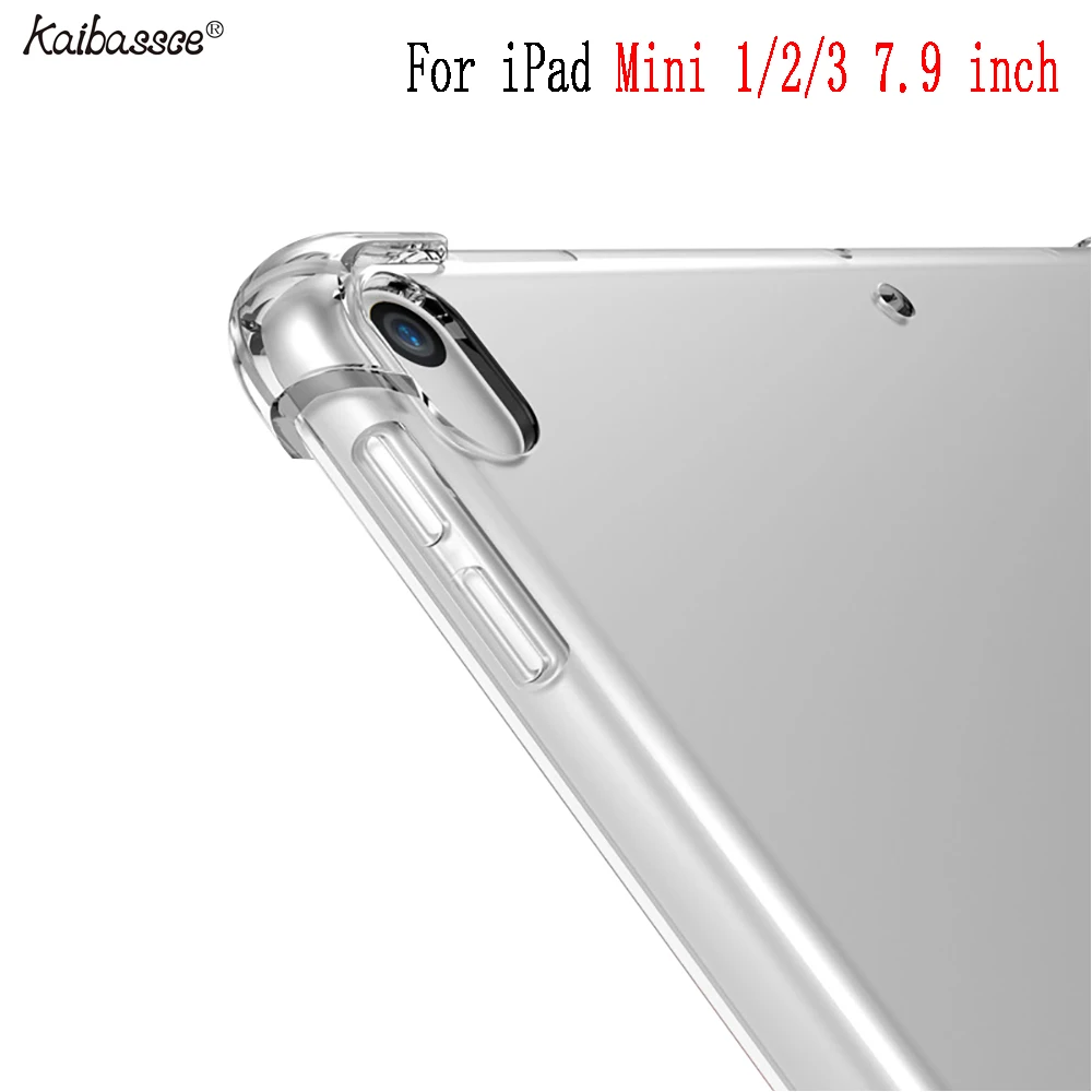 

Case for iPad Mini 1 2 3 7.9 inch soft shell TPU silicone four corner air bag drop protection shell for iPad Mini 1 2 3 7.9 inch