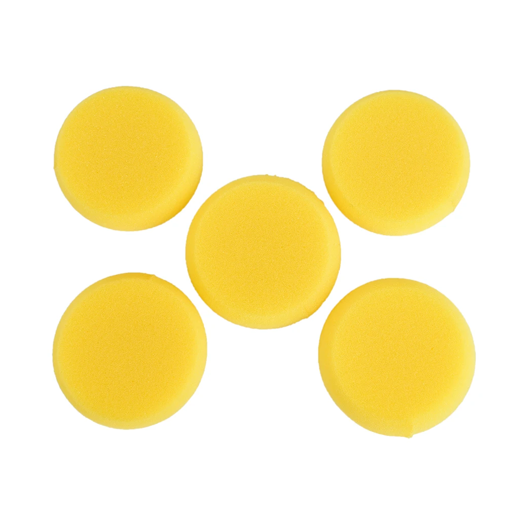 

5 Pcs Round Painting Sponge For Art Drawing Craft Clay Pottery Sculpture Cleaning Tool Painting Graffiti Sponge For Kids