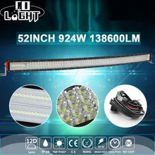 CO LIGHT 924W 12D 52inch Curved LED Light Bar 4-Rows Combo Auto Offroad Led Bar for Lada Jeep SUV ATV 4x4 Tractors Truck 12V 24V CO LIGHT 924W 12D 52inch Curved LED Light Bar 4-Rows Combo Auto Offroad Led Bar for Lada Jeep SUV ATV 4x4 Tractors Truck 12V 24V