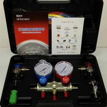 R134A кондиционер Холодильный диагностический манометр набор инструментов HS-S36F-134A