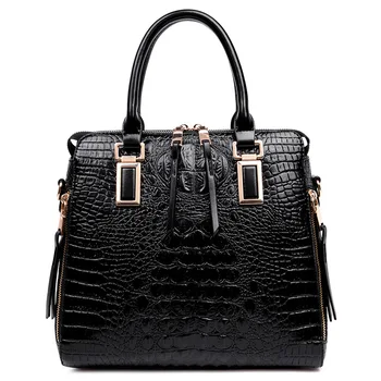 

High Quality Alligator Bag Women Leather Handbag Fashion Casual Tote Bags Shoulder Crossbody Bags Women Famous Brands Sac
