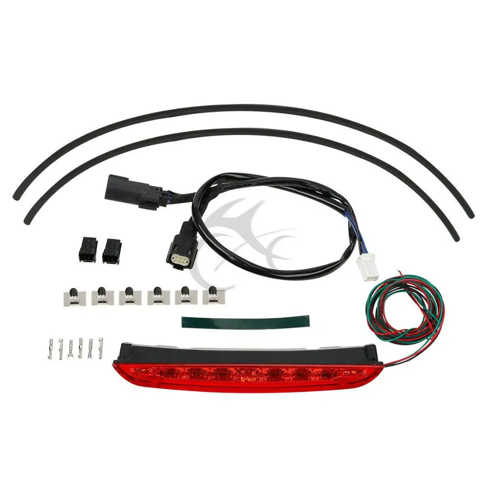 

Air Wing Tour Pak Luggage Rack Tail LED Light For Harley Touring Road King ELectra Glide 2014-2018 15 16 17 Motorcycle