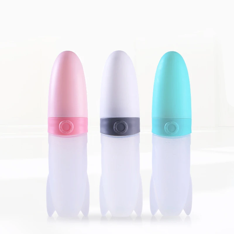 Silicone Baby Food Dispensing Spoon Travel Infant Silicone Squeeze