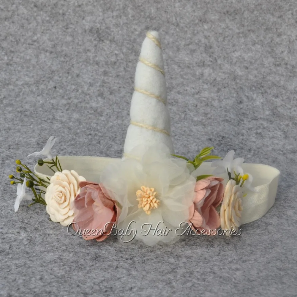 Einhorn Haarband Set Mit Birthday Girl Schärpe - Gold Stirnband Für Kindergeburtstag