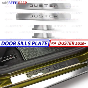 

Door sills for Renault Duster 2010-2017 1 set / 4 pcs plate trim accessories stainless steel protection car styling decoration