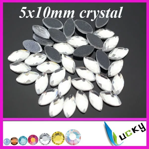 5x10mm boat faceted