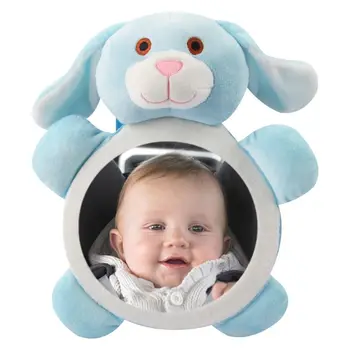 

Car Baby Rearview Mirror Mini Wide View Rear Adjustable Safety Seat Back Mirrors Headrest for Kids Cars Accessories