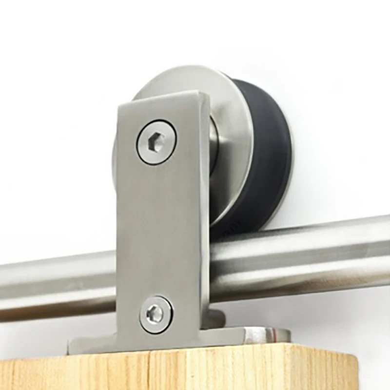 HT C002 Normal size stainless steel sliding barn door hardwarein Doors