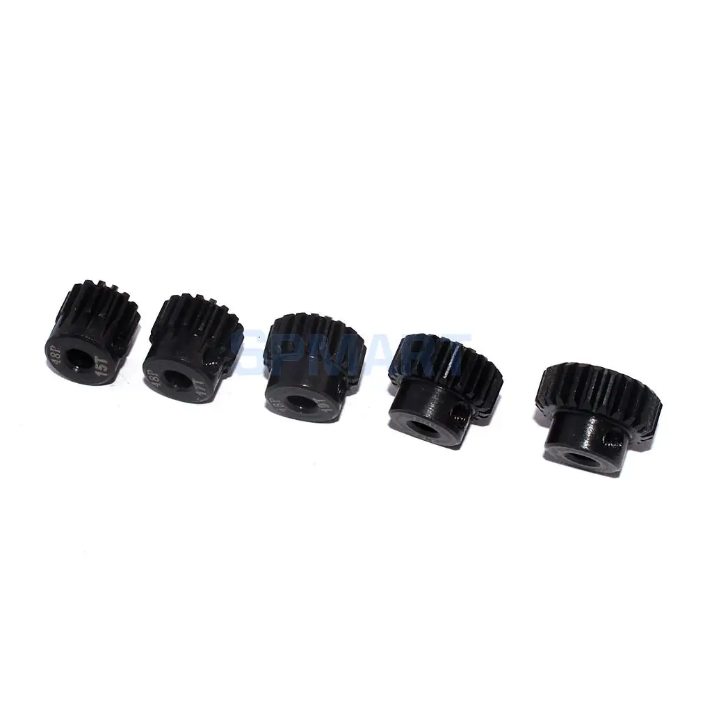 48DP 15T-23T Pinion 3.175mm Motor Gear Set for 1/10 RC Car DIY Accessories