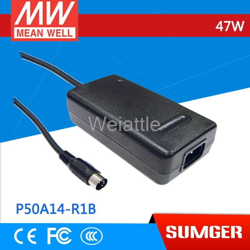 

MEAN WELL original P50A14-R1B meanwell P50A 47W AC-DC Dual Output Desktop Adaptor