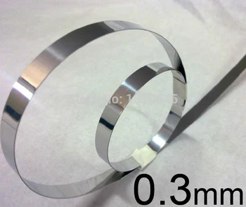 

0.3mm thickness Stainless Steel Spring Sheet Strap band,stainless 304 foil Stainless spring sheet leaf spring piece thin slice