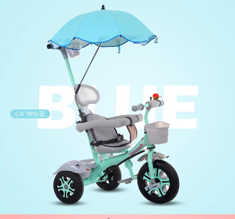 Детский трицикл, велосипед 1-2-3-6 лет, детская коляска-коляска, детский велосипед, три колеса, коляска 2 в 1, багги 3 коляска на колёсах, трехколесный велосипед