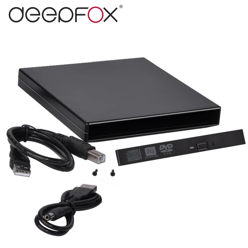 Внешний DVD плеер 12 7 мм USB 2 0 чехол для ноутбука настольного ПК оптический диск SATA к