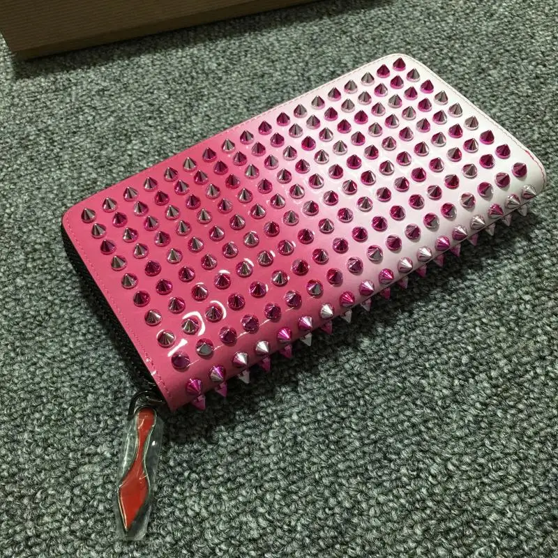 Hot sell Men Women Wallet Brand Famous Genuine Leather rivet Long Wallet Clutch Unisex Money Purse ID Card Holder monedero mujer Hot sell Men Women Wallet Brand Famous Genuine Leather rivet Long Wallet Clutch Unisex Money Purse ID Card Holder monedero mujer