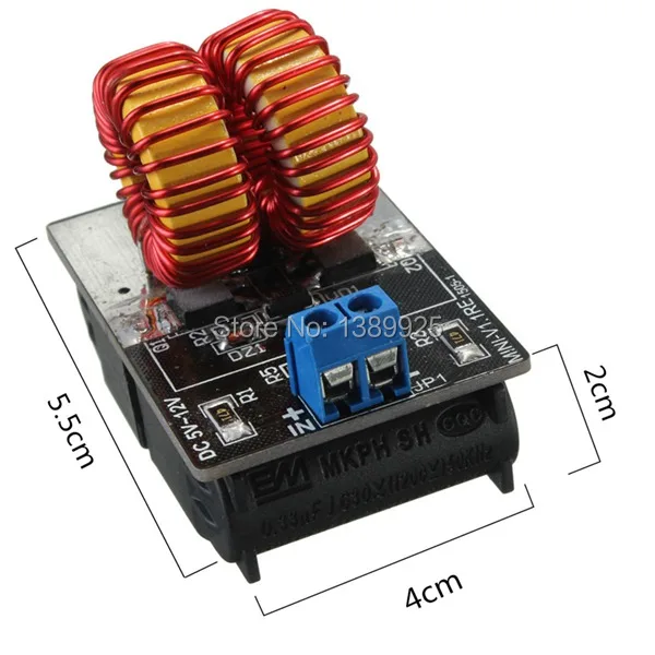 5 v-12 v ZVS индукционный нагревательный модуль питания tesla Jacob's лестница+ катушка