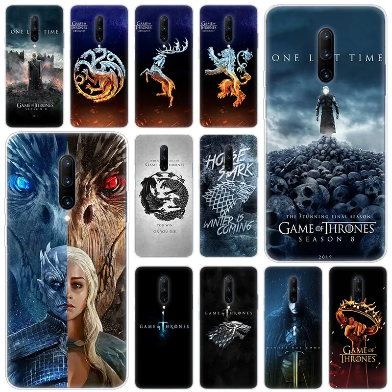

Hot Game Of Throne Poster Soft Silicone Fashion Transparent Case For OnePlus 7 Pro 5G 6 6T 5 5T 3 3T TPU Cover