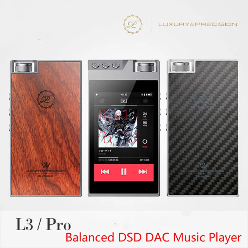 

2017 Luxury & Precision L3 Pro Portable Double DSD DAC USB ECC MLC HIFI Music Lossless Carbon Balanced Audio Music Player MP3