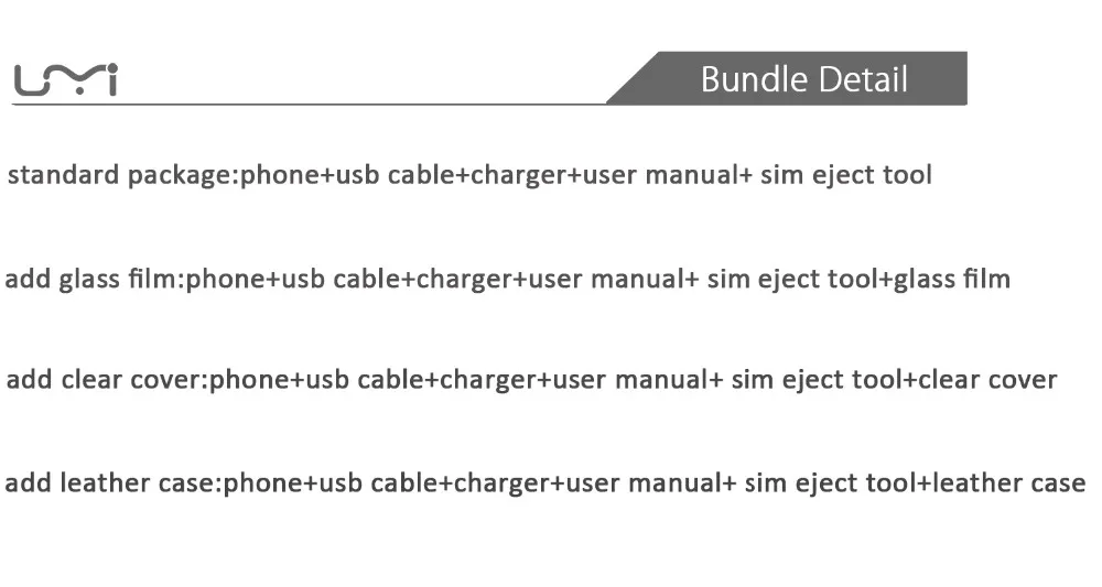 bundle detail