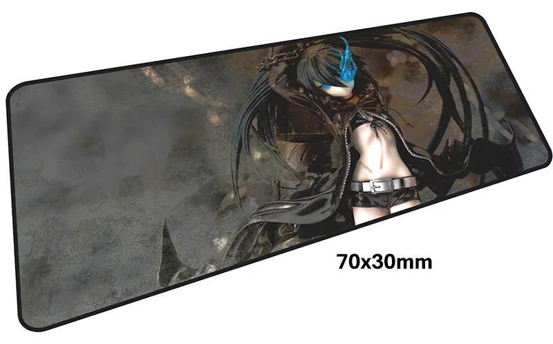 BLACK ROCK SHOOTER коврик для мыши, геймер, 700x300 мм, коврик для мыши, большой игровой коврик для мыши, большой подарок для мальчика, коврик для мыши, компьютерная настольная мышь