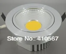 Прямая с фабрики продажи COB пятно света лампы качество радиатор потолочный светильник светодиодный свет в помещении 7 Вт 770lm 85- 265 В