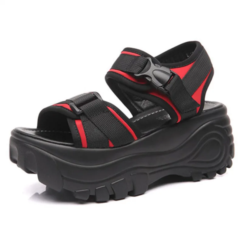 Women Sandals 2019 New Women's Muffin Platform Sandals Female Summer Shoes Student Fashion Beach Shoes Casual Sandals