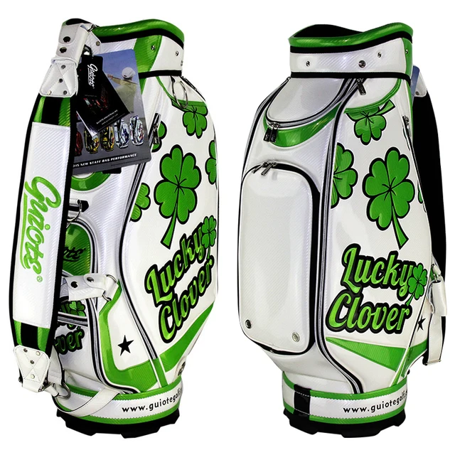 Pu Leather Luxury Golf Staff Bag For Man And Woman Cart Bags Pu Leather Luxury Golf Staff Bag For Man And Woman Cart Bags With Embroidery