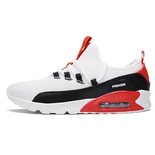 Повседневная красная обувь дышащая мужская обувь из сетчатого материала; классические теннисные туфли; zapatos hombre Sapatos; кроссовки; Z30719