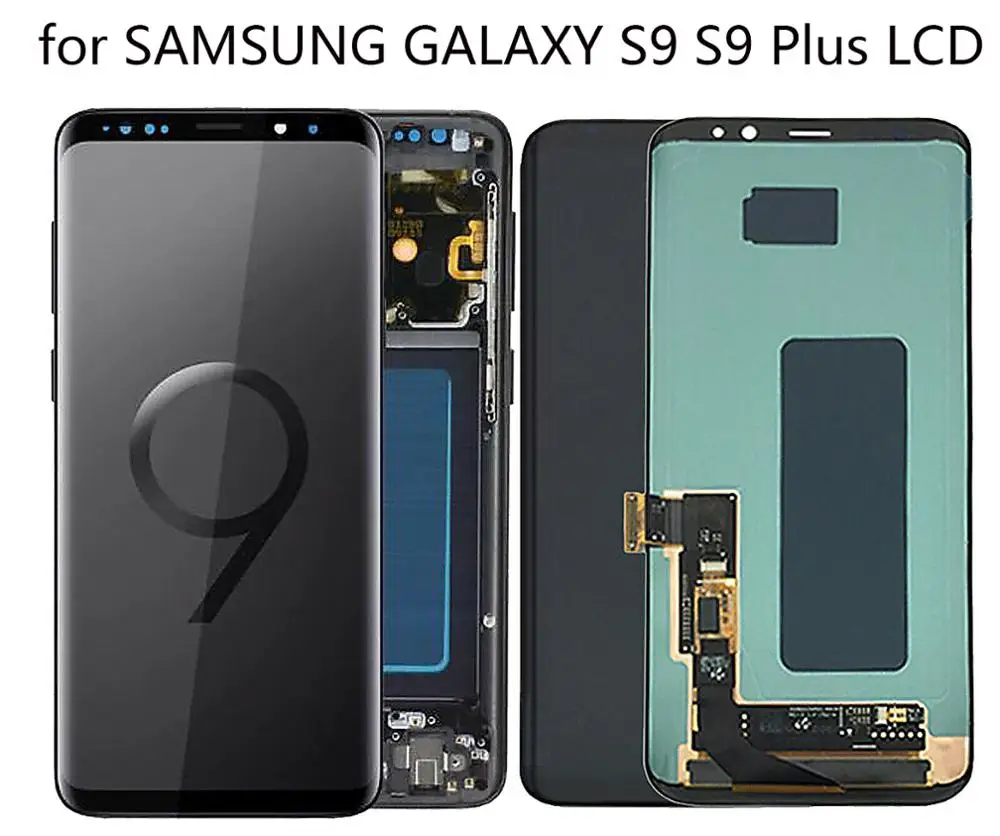 

AAA+++ Super AMOLED For SAMSUNG GALAXY S9 S9 Plus LCD Touch Screen Digitizer Assembly Frame For SAMSUNG S9 LCD G960 G965