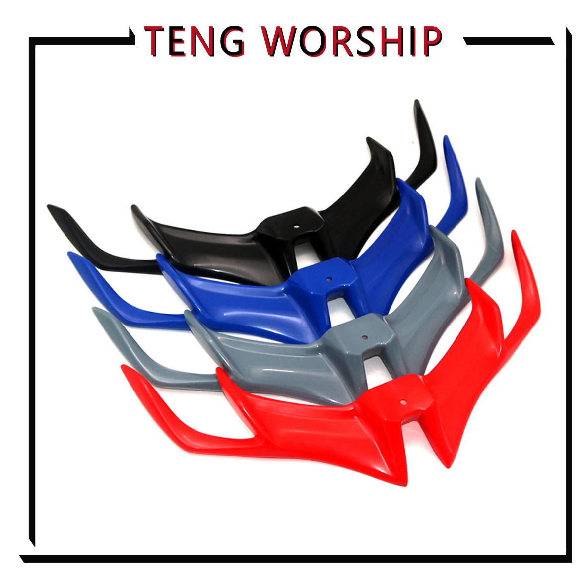 

Motorcycle Front Fairing Aerodynamic Winglets ABS Plastic Cover Protection Guards For YAMAHA YZF R15 V3.0 V3 VVA 2017 2018 2019
