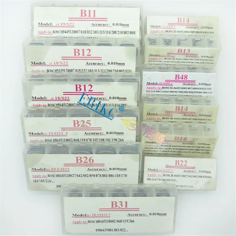 Injector Washer Shims Injector Washer Shim B11 B12 B13 B14 B15 B16 B22 B25 B26 B31 B37 B40 B41 B48 Adjusting Washers Shims Gasket Repair Kit