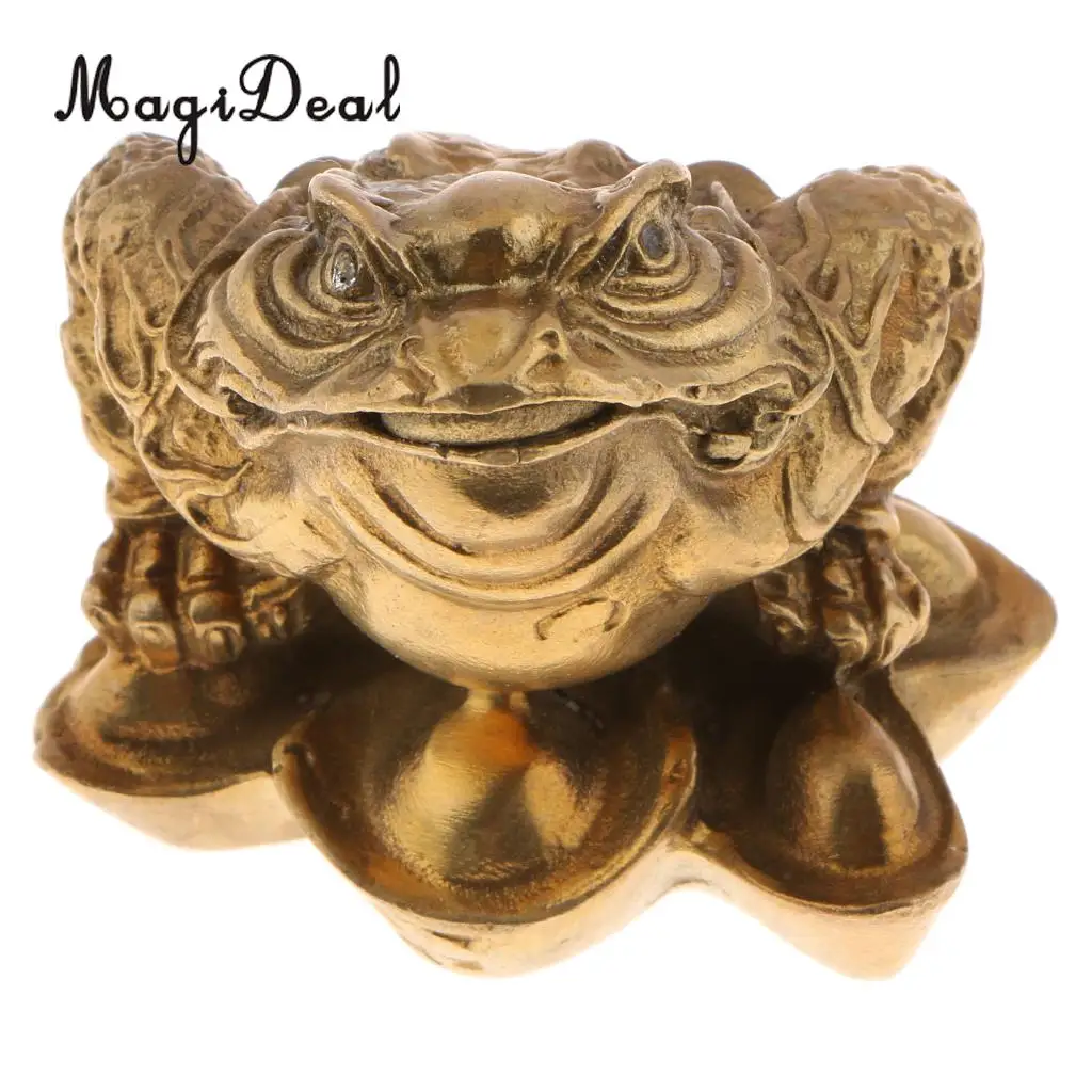 Feng Shui Money Lucky Fortune Wealth Chinese For Frog Toad Coin Home Shop Office Table Decoration
