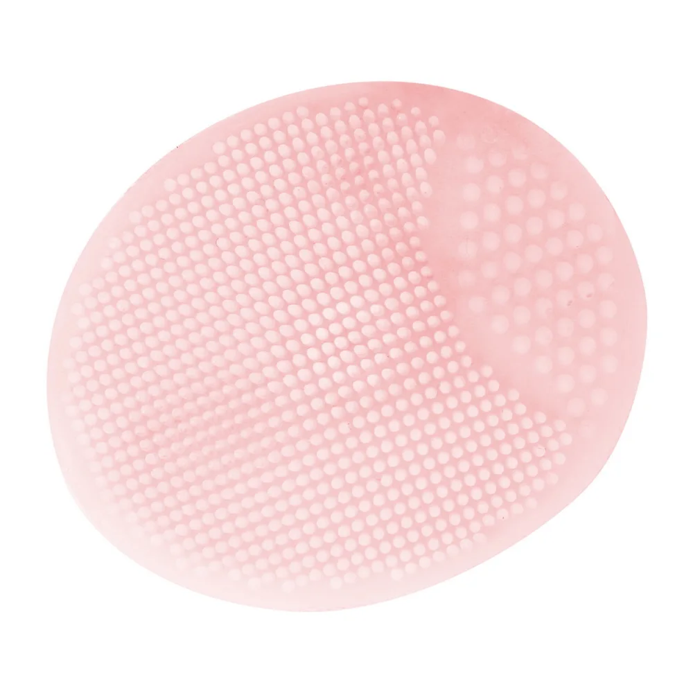 HILIFE Face Wash Pad Baby Shower Super Soft Facial Clean Brush Sponges Scrubbers to Exfoliating SPA Blackhead - Color: Pink