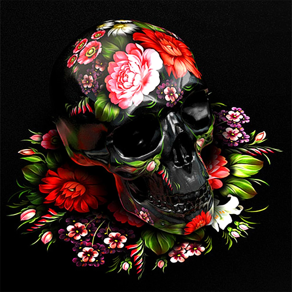 

LI LOYE Needlework DIY Diamond Painting Cross Stitch Diamond Embroidery 5D Diamond Mosaic patterns Halloween skull gift RT1066
