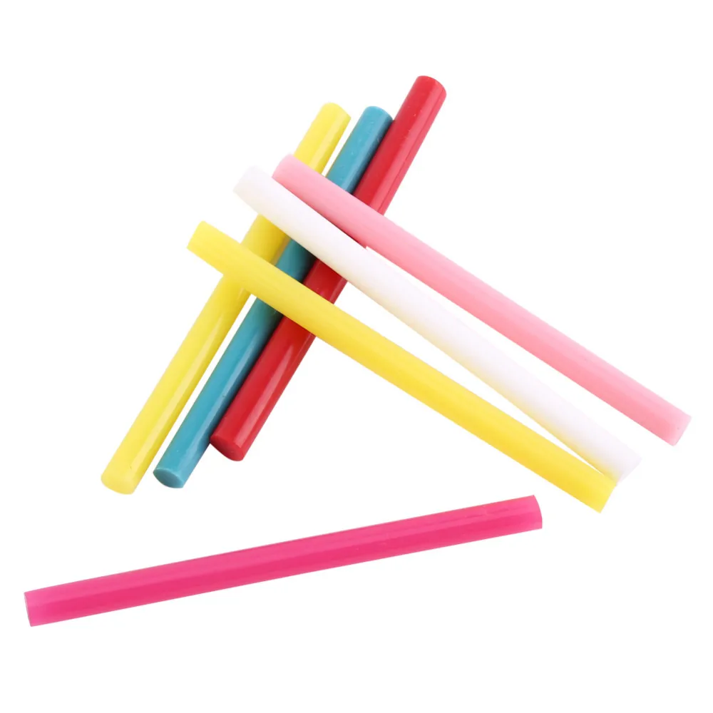 14 шт./лот, разноцветные клеевые палочки, набор палочек для рукоделия