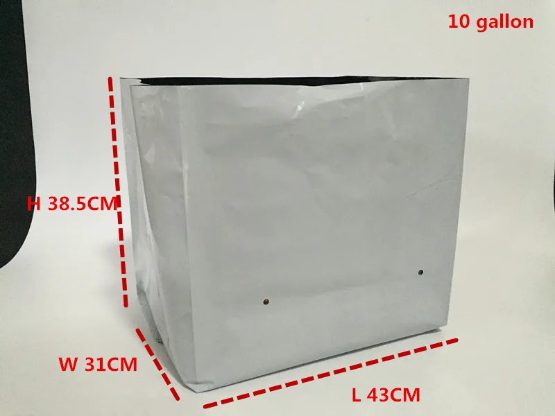 10 галлон Расти мешки, почвы Гидропоники плантационных культур, питомник горшки расти мешок мешок