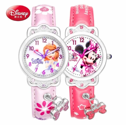 Luxury Brand 100% Genuine Disney Brand Watches Frozen Sophia Minnie Watch Fashio Luxury Brand 100% Genuine Disney Brand Watches Frozen Sophia Minnie Watch Fashio