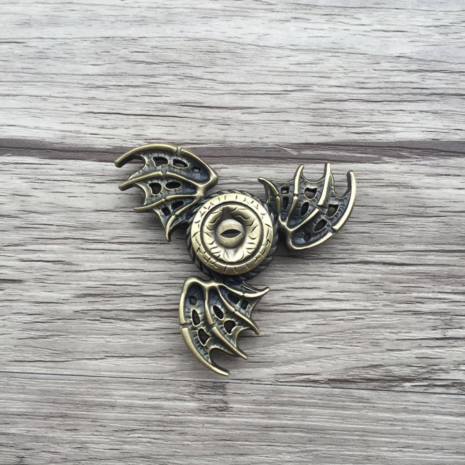 

2017 New Fidget Toy Game of Thrones Hand Spinner Metal Finger Stress Tri Spinner Dragon
