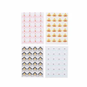 

Cute Duck Chicken Bear Penguin Albums Corner Paper Stickers For Photo Album Scrapbooking Handwork Frame Decoration 24Pcs/Sheets
