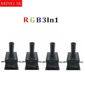

4pcs/lots 12x3w Led Multi Angle CO2 Jet DMX Adjustable Powercon Stage CO2 Device High Pressure Hose Multi Angle DJ CO2 Cannon