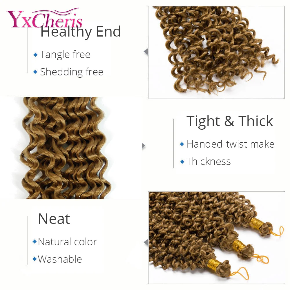 s-noilite-14-Inches-100-Real-Natural-Hair-Extension-Water-Wave-Ombre-Crochet-Braids-Synthetic-Braiding